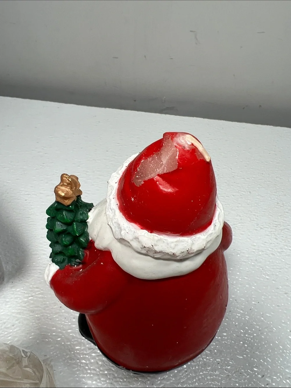 Vintage Santa Figurine Candles and Tree Candle - New